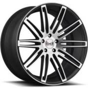 Blaque Diamond BD-2 Black Machined Wheels